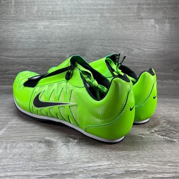 Nike Zoom Long Jump 4 Track Spikes Shoes Cleats Men’s Size 10 Electric Green NEW - Picture 8 of 9